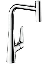 Смеситель Hansgrohe Talis Select M51 для кухни 300 вытяжной поворотный излив хром 72821000 — миниатюра 1