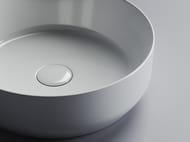 Раковина накладная Ceramicanova Element 390х390х120 круглая, без перелива, белый CN6022