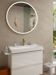Смеситель Hansgrohe Tecturis S для умывальника, однозахватный, без д/к, бронза матовая 73311140 — изображение 2