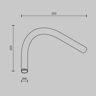 ���������� Maytoni Eye (��) C104WL-3W3-6K-BS ��� ������� ��������� Axity 3000�/6000� 3�� 45�, IP20, ������