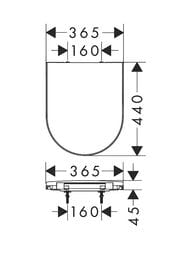 ������� ��� ������� Hansgrohe EluPura Original S ��� ����������,� ������� ����������,����� 60147450