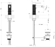 ��������� Gessi 316 Trame 54307.239 ��� ����, �������������, � ������ ��������, ����� �������������