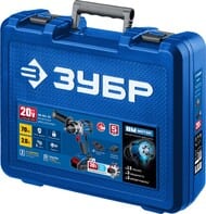 Дрель-шуруповерт ЗУБР Профессионал DB-201-22 бесщеточная, 2 АКБ (2Ач), в кейсе