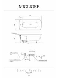 ����� MIGLIORE OLIVIA 174x83 panello ����� ������, ��������� ������ 24361