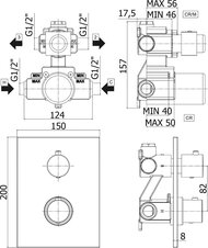      Paffoni Light LIQ518NO/M , ,  