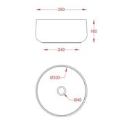 �������� ��������� ArtCeram Cognac 350�350�160 �������, ��� ��������, ����: ����� COL004 59 34