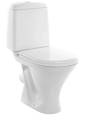 Унитаз компакт Санита АТТИКА Комфорт (606х775х330) косой выпуск, подвод снизу WC.CC/Attica/2-T/WHT.G/S1