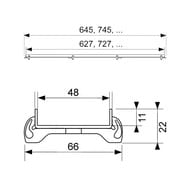 ������ ��� ������ 700�� TECEdrainline plate 600770