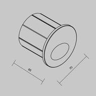 ��������� ��� ������� Maytoni Bil (���) O015SL-L3B3K, 3000� 3�� IP 54, ������