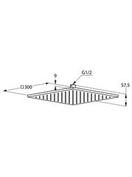   KLUDI A-QA DN15  300x300,  6443005-00