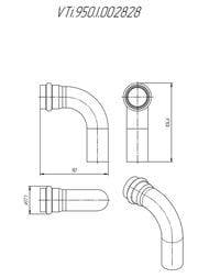 Пресс угольник VALTEC 28х28а, 90° нерж. сталь, VTi.950.I.002828