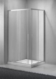 Душевой уголок BelBagno Sela (1180-1205х880-905) AH-2-120/90-C-Cr, стекло прозрачое/хром