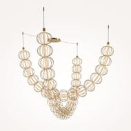 ��������� ���������� Maytoni Golden Cage (������ �����) MOD216PL-L55G3K, 3000K, 107��, 360�, IP20, LED, ������