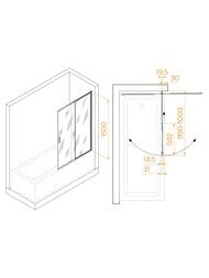 ������ �� ����� RGW SC-40B (1000�1500) ���������-��������, ������ 4�� ����������/������ 03114010-14