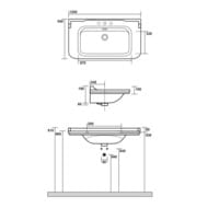   Kerasan Waldorf 4144K1bi/cr*1 1200550 ,. ,/
