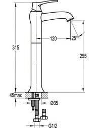 ��������� ��� ����������� Swedbe Terracotta 2549 �������, ������������, ����� ������ 120��, ������