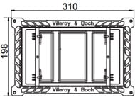 ���� ������� ����� Villeroy&Boch ViConnect ����������� ����� 922159LC