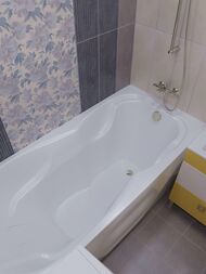 Ванна акриловая Triton Персей (1900х900) с каркасом и сливом переливом V26O+V63+CK60PF