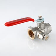 Кран дренажный со спускником 1/2"ВВ VALTEC BASE красная ручка VT.245.N.04