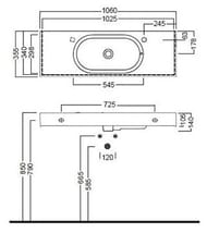 �������� ��������� Hatria Area Y0Q901 1060�350�105 �������, ��������� ��� ���������, �����