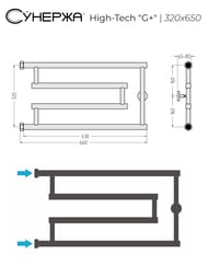  High-Tech model "G+"  320x650 ., .,  