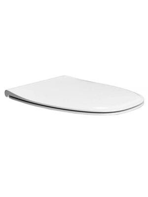 Сиденье для унитаза с крышкой GSI Modo+ 475х375х25, с микролифтом, белый MS84C11