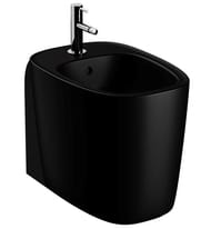 Биде Vitra Plural напольное 550 мм,антибактериальное покрытие,перелив,черный матовый 7816B483-0288
