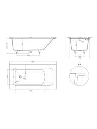 ����� ������������ Salini Orlanda Plus (1900�1004�600) ���.������, S-Sense, ������� 102014MF