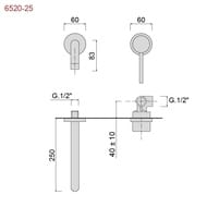 ��������� ��� �������� Giulini Futuro F6520-25BROP ���������, ����� 250 ��, ������ �������