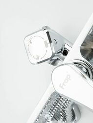 Душевая система с поворотным изливом, лейкой и верхним душем с крючками , FRAP хром, F24002 — изображение 20