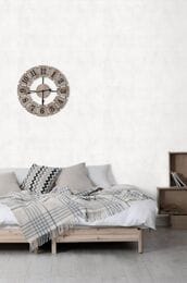Обои виниловые на флизелине Marburg City Glam 32311 (1,06х10,05) штукатурка, белые (рул.)