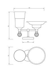 Migliore Amerida ������ � �������� ����������, ����/SWAROVSKI ML.AMR-60.410.CR