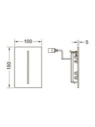 ������� ����� TECE Filo Urinal ��� ��������, ������� �� �������, �������, ���� ��������� 9242055