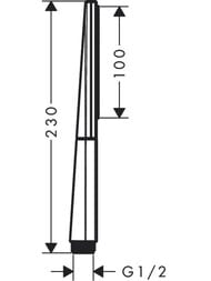 ������ ��� Hansgrohe Rainfinity 100 1jet ������ ��� 26866670