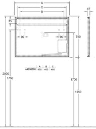 ������� Villeroy & Boch MORE TO SEE (600�750�47) � ���������� A4296000