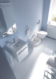 Биде подвесное DURAVIT STARCK 3 365х540х355 отверстие под смеситель, перелив 2230150000