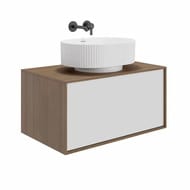 Раковина KERAMA MARAZZI AMAREMARE Artbasin Vento накладная 500х366х180, белая матовая VE.wb.50\WHT.M