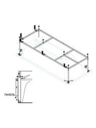 ������ ��� ����� CEZARES PLANE 190x90 ������������� PLANE-190-90-MF-R