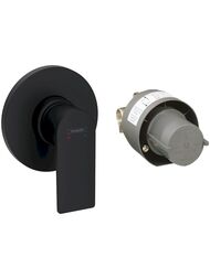 Смеситель для душа Hansgrohe Rebris E 72658670  встраиваемый, со скрытой частью, матовый черный — миниатюра 1
