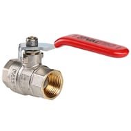 Кран шаровый 1 1/2"ВВ VALTEC BASE красная ручка VT.214.N.08
