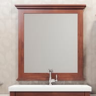 Зеркало Opadiris Палермо 90 (900х45х880) подвесное, без подсветки, светлый орех Z0000008549