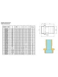 ������ Tiemme 1.1/4"��35��, ������ 1500241(1500G3507)