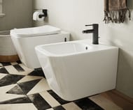 Унитаз подвесной Ceramicanova Metric 510х345х340 безободковый, сиденье микролифт, крепеж CN3007