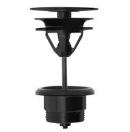 Донный клапан FIMA Carlo Frattini 1 1/4 " click-clack, латунь, черный матовый F2677NS