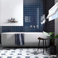 Настенная плитка EQUIPE MANACOR Ocean Blue (100х100) синяя (кв.м.)