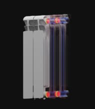 Радиатор биметаллический RIFAR EcoBuild 500 (575х1120х100) 14 секций, 2604 Вт, боковое подкл, белый — изображение 5