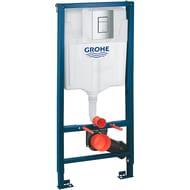 Grohe Rapid SL Solido Инсталляция для подвесного унитаза 3в1 с клавишей смыва Skate хром 38811000