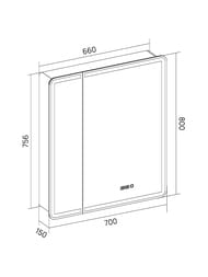 �������-���� ��������� Nice 700�800�150 � ���������� � ������, ������ ��������