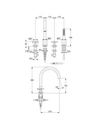 ��������� KLUDI NOVA FONTE Classic �� ���� �����,��� �����/����,�������������,���� 204250520