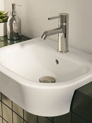 Смеситель для раковины Vitra Minimax S однозахватный, низкий излив 82мм, цвет: хром  A41984EXP